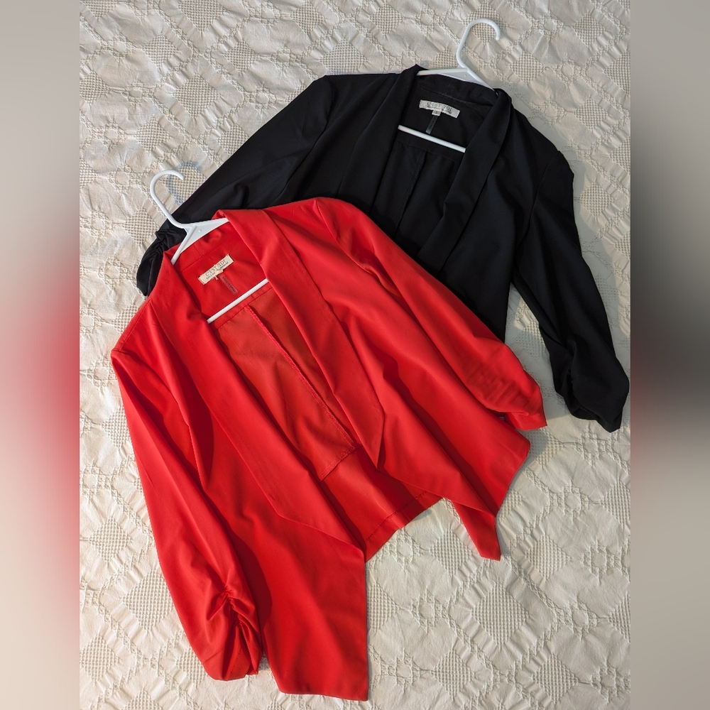 Red and Black Blazers